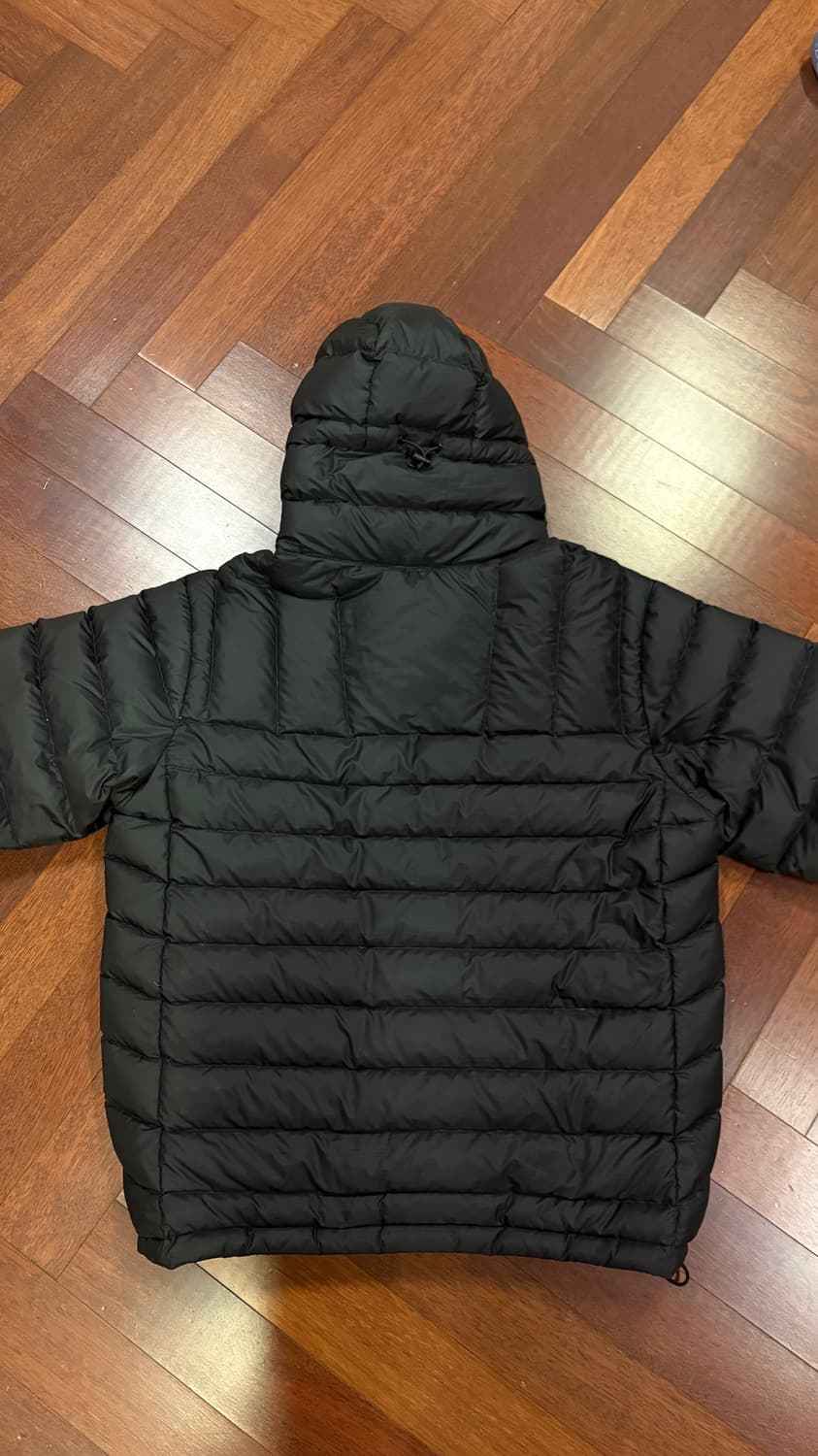 슈프림 마이크로 다운 하프 집 후드 풀오버 블랙 s 상품이미지4