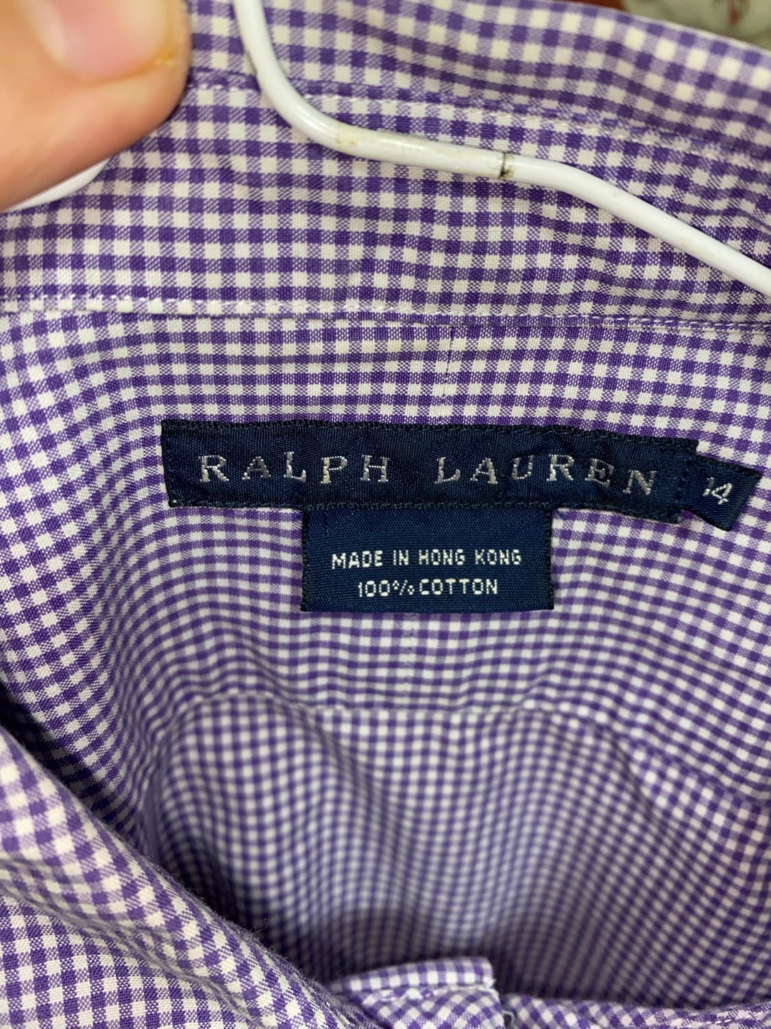 폴로 체크 반팔 셔츠 상품이미지2