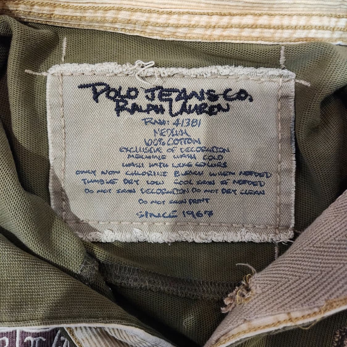 Polo Jeans Ralph Lauren 폴로진 랄프로렌 럭비 카라 맨 상품이미지2