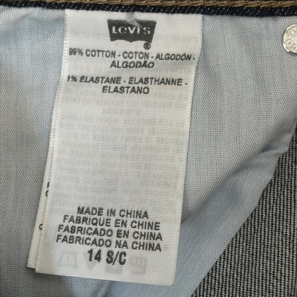 LEVI'S 505 스트레이트 진 14 S/C 상품이미지5