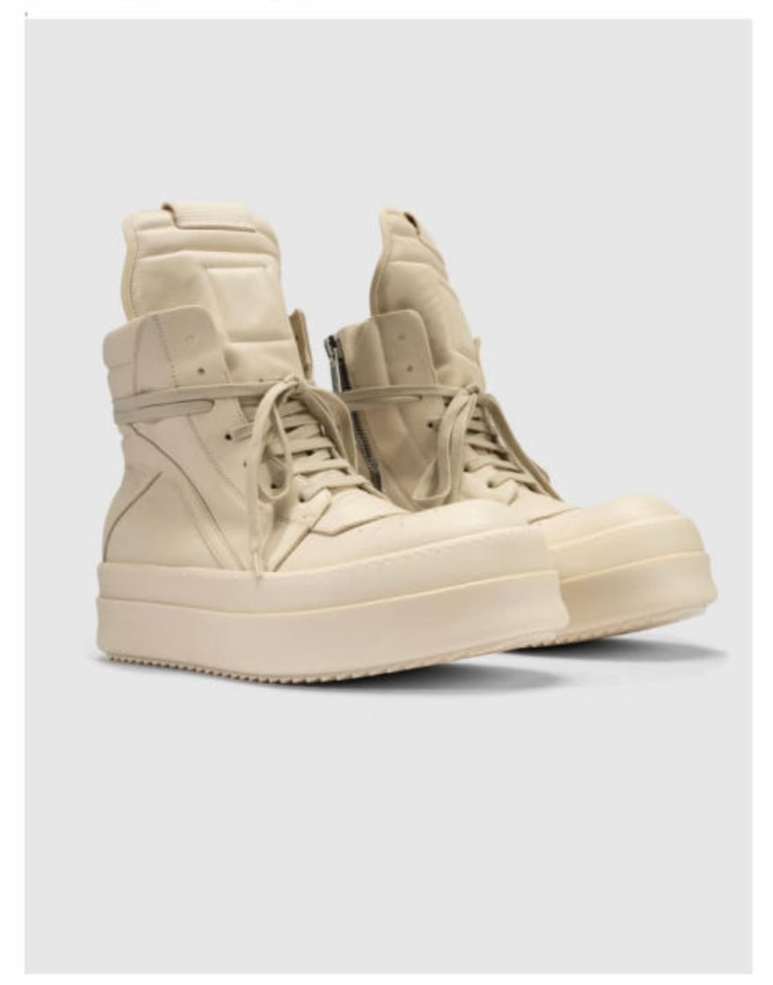 (구매) 릭오웬스 지오바스켓 메가범퍼 밀크 상품이미지4