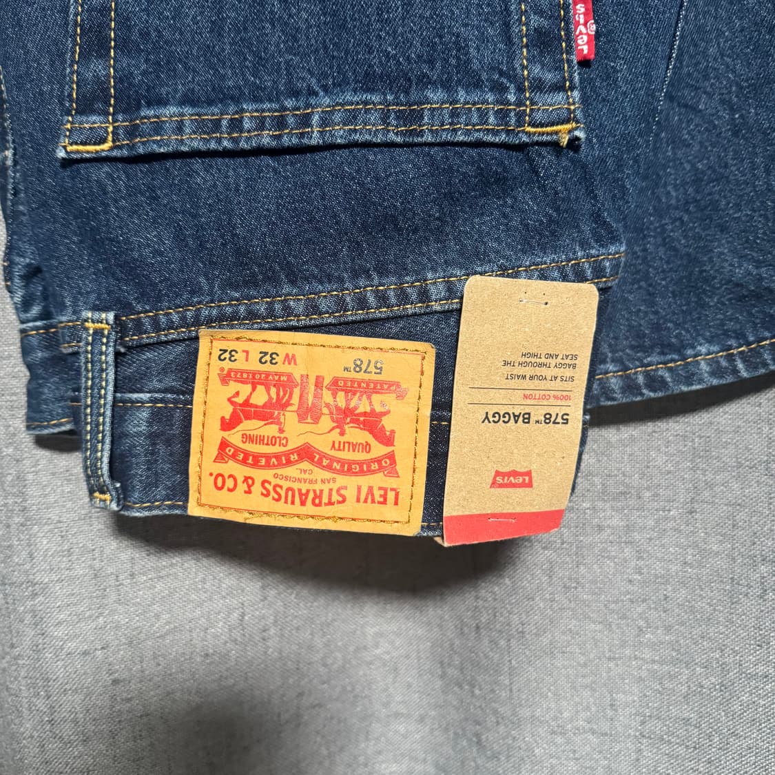 리바이스 578 배기진 인디고 32 상품이미지3