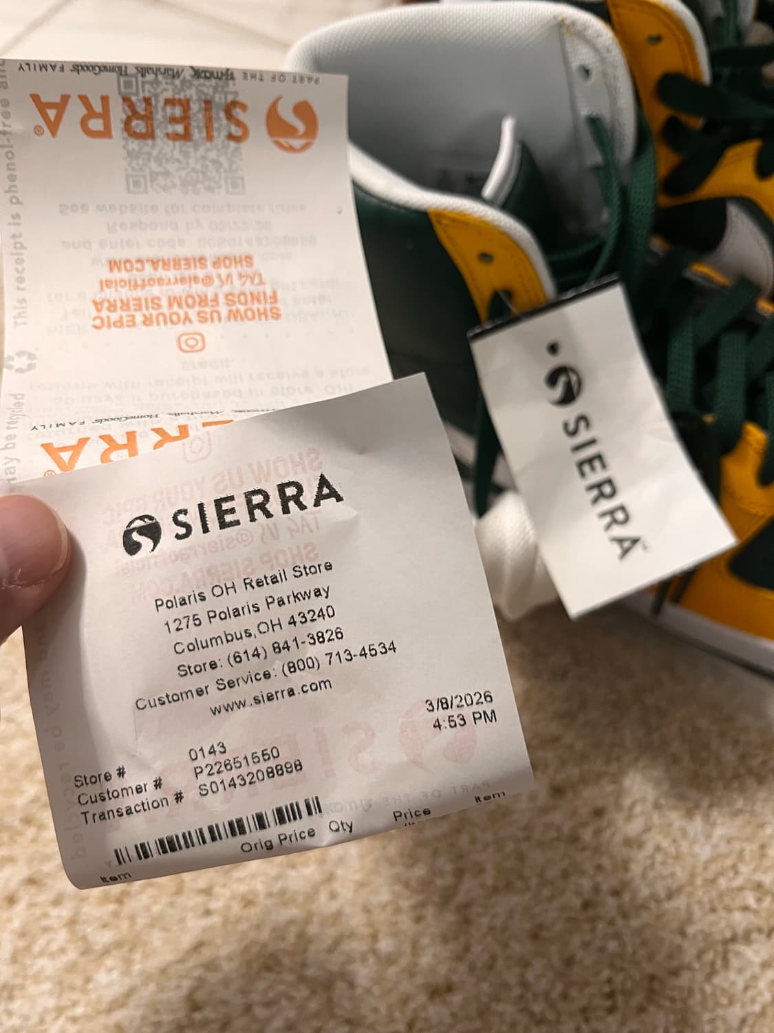 [새상품] 나이키 터미네이터 하이 시애틀 슈퍼소닉스 (275 / 9.5) 상품이미지9