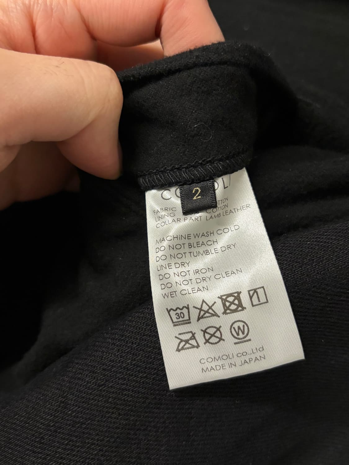 코모리 24aw 레더카라 데님 자켓 2 상품이미지4