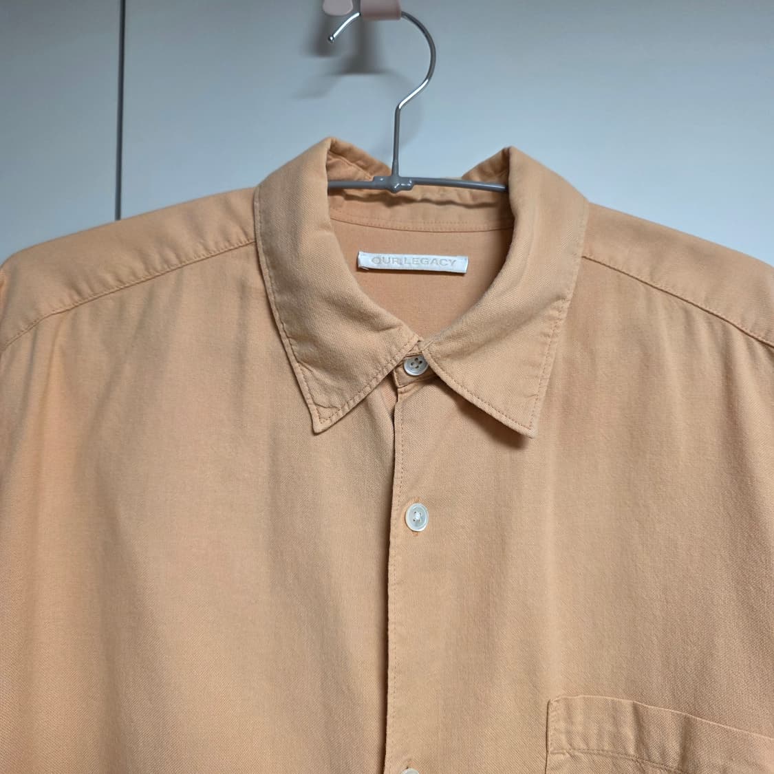 아워레가시 이니셜 셔츠 아프리콧 48 상품이미지2