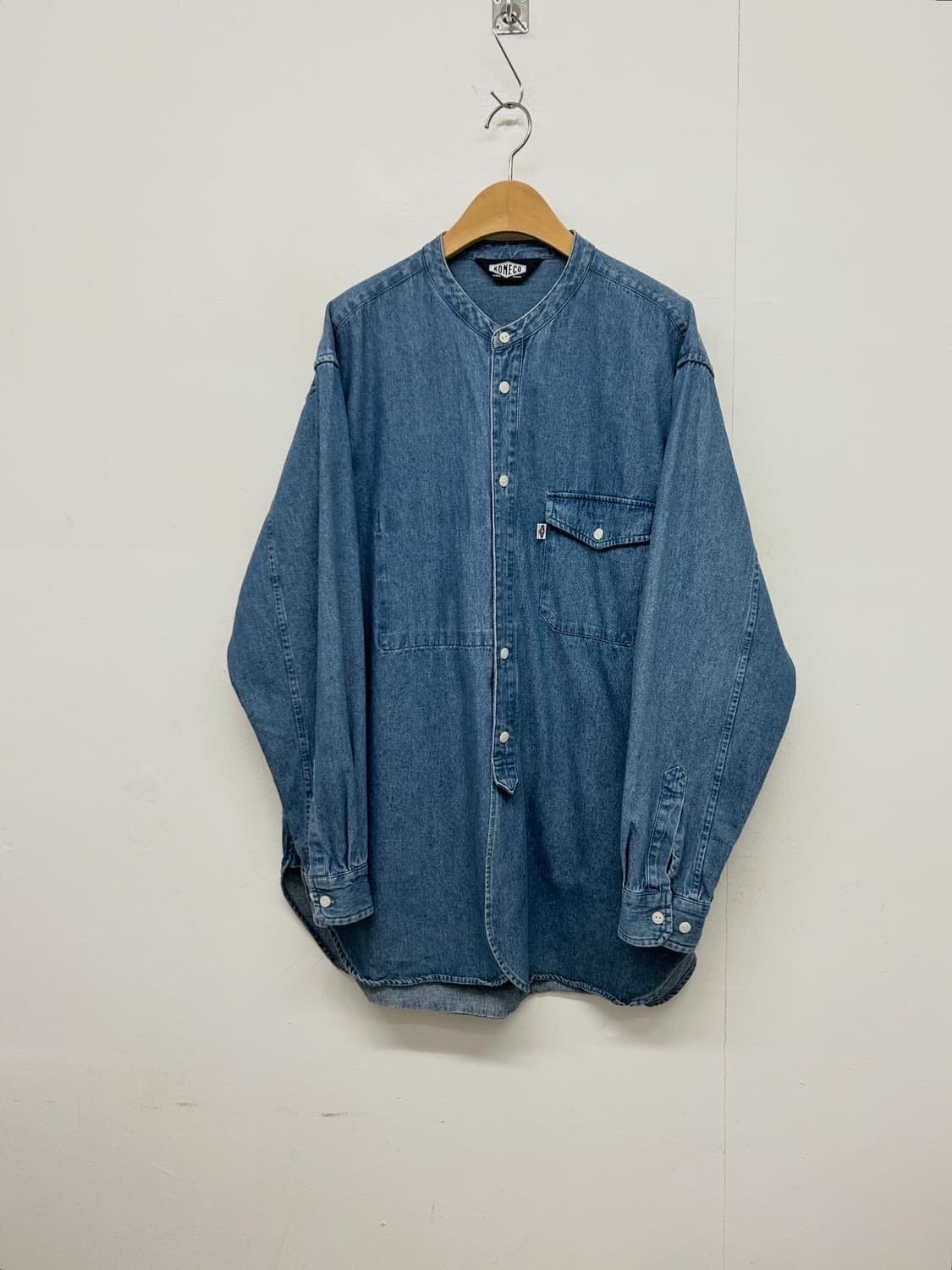 KONECO 칼라리스 데님 셔츠 상품이미지1
