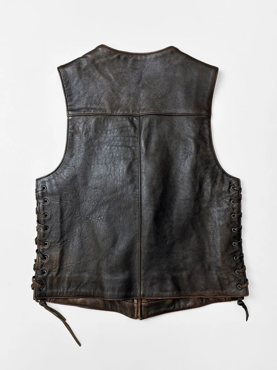 Selectede 90's 소가죽 코르셋 웨스턴 베스트 PN5528 상품이미지5