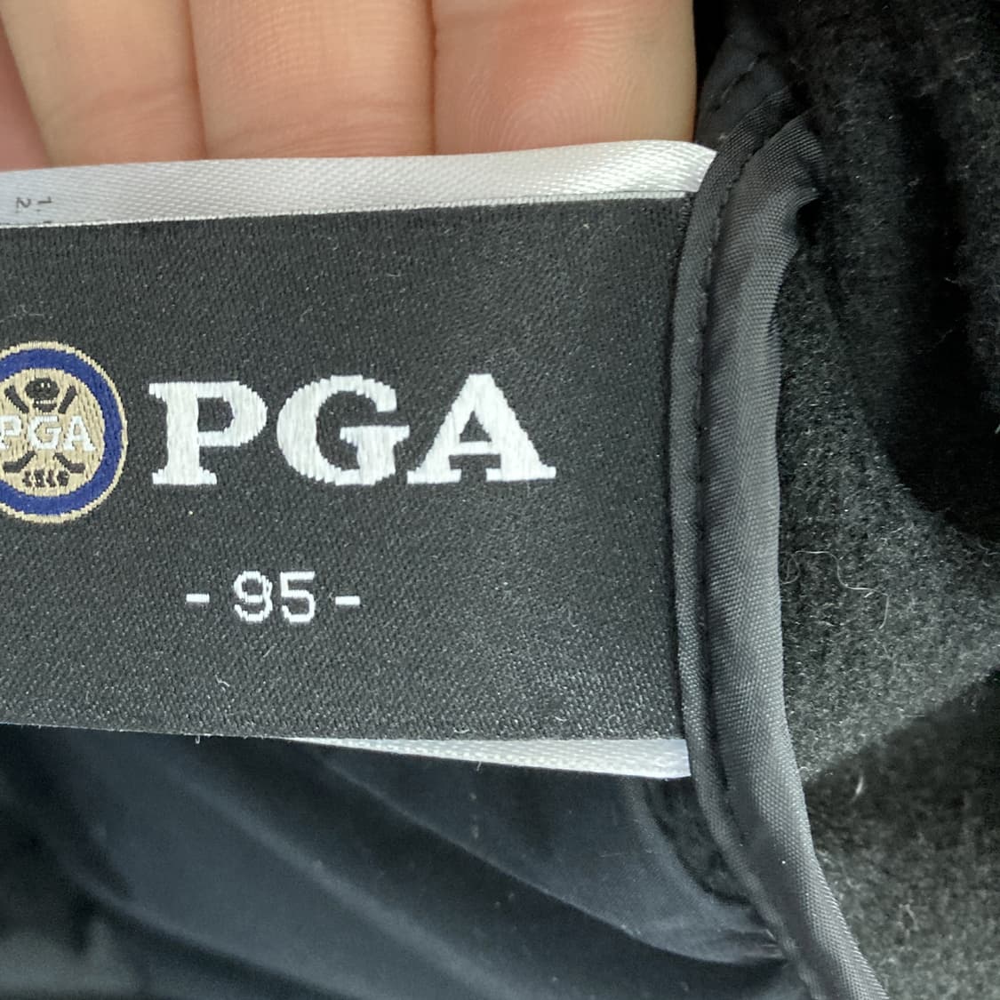 PGA 남성 덕다운 경량패딩 블랙 95  상품이미지4