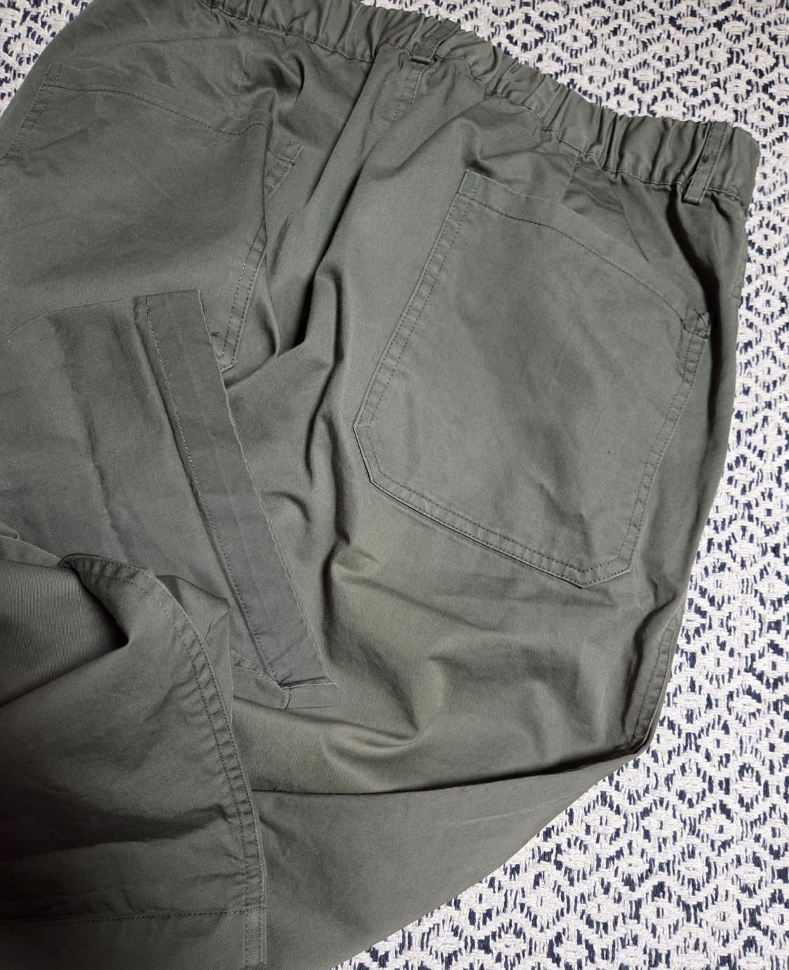 해브해드 핀턱 트라우저 카키그레이 2 상품이미지5