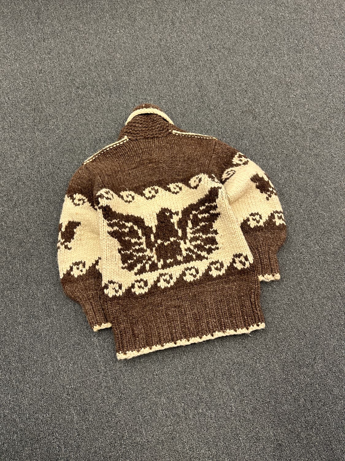 빈티지 코위찬 니트 집업 스웨터 상품이미지2