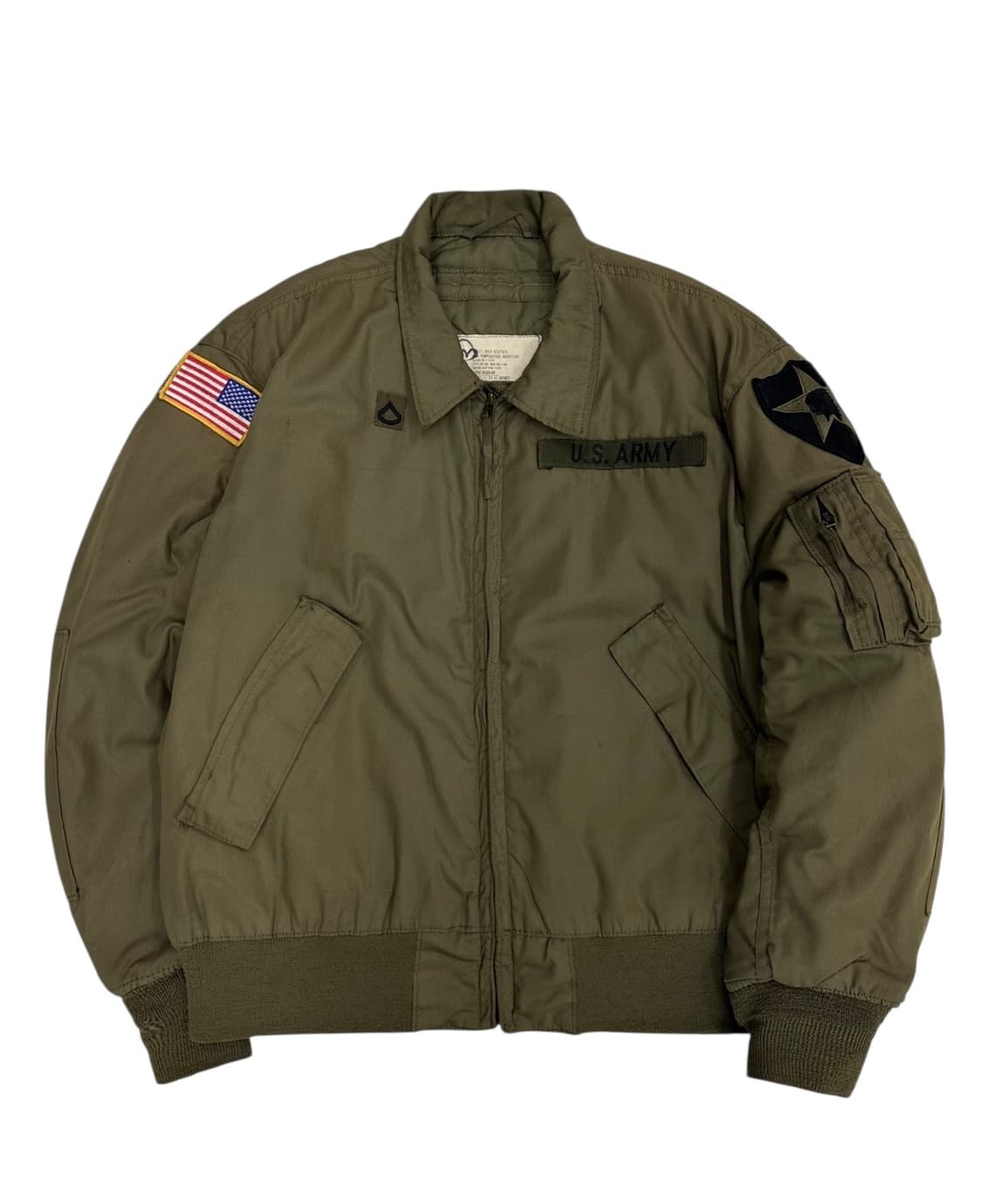 80s us army OG 미군 오리지날 탱커 자켓 (L~XL) 상품이미지1