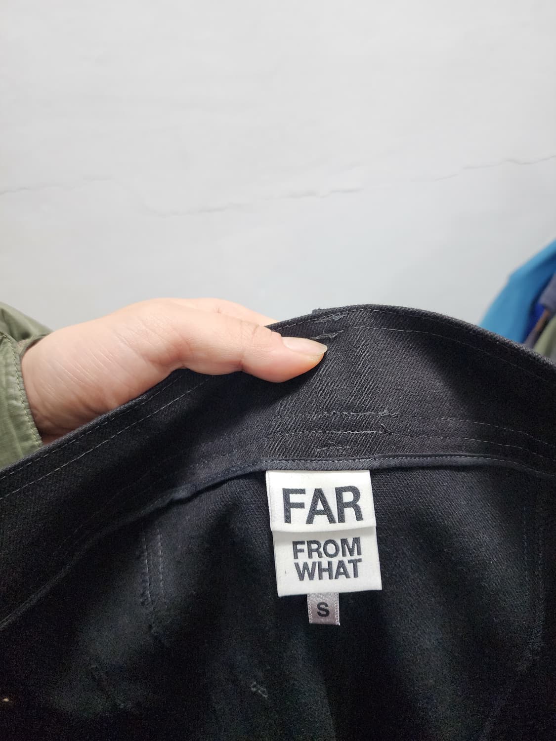 파아카이브 레이어드 이펙트 흑청바지 s 상품이미지7