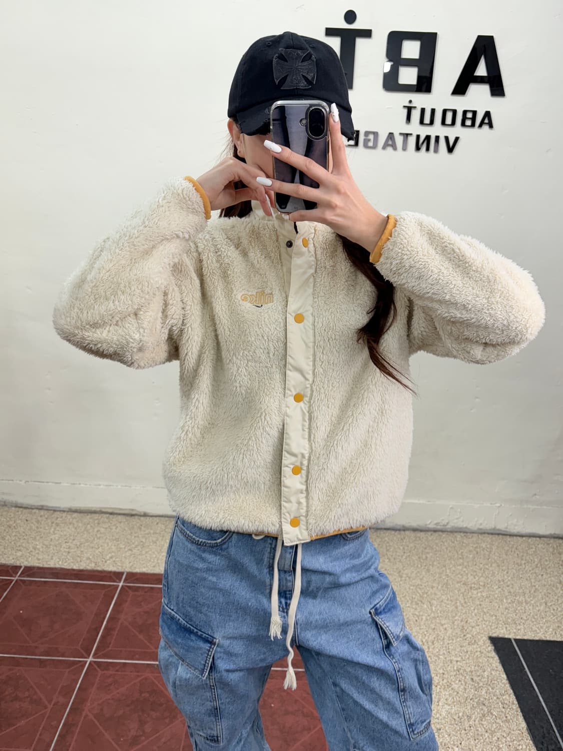 나이키 양털 후리스 자켓 상품이미지4