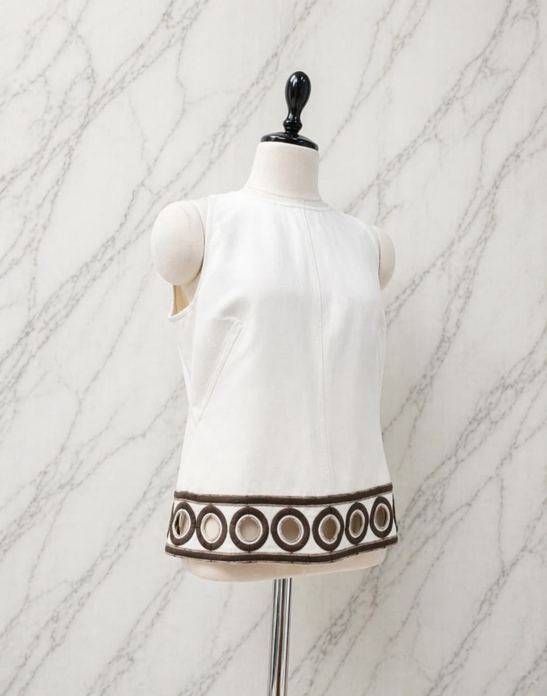 아크리스 민소매 팬츠 린넨 셋업 세트 / AKRIS / 66 상품이미지9