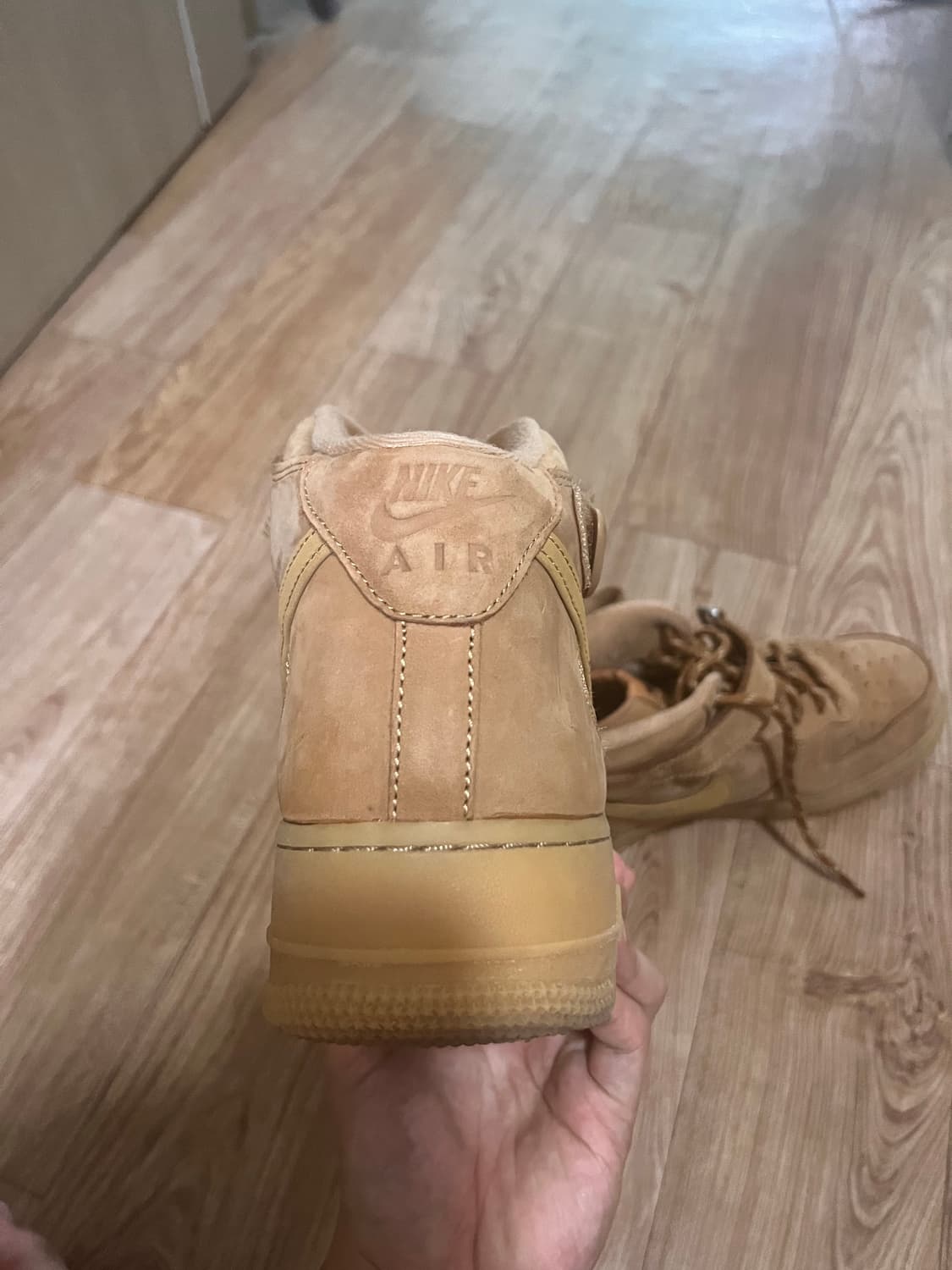 Nike Air Force 1 Mid '07 WB Flax 된장 포스 상품이미지5