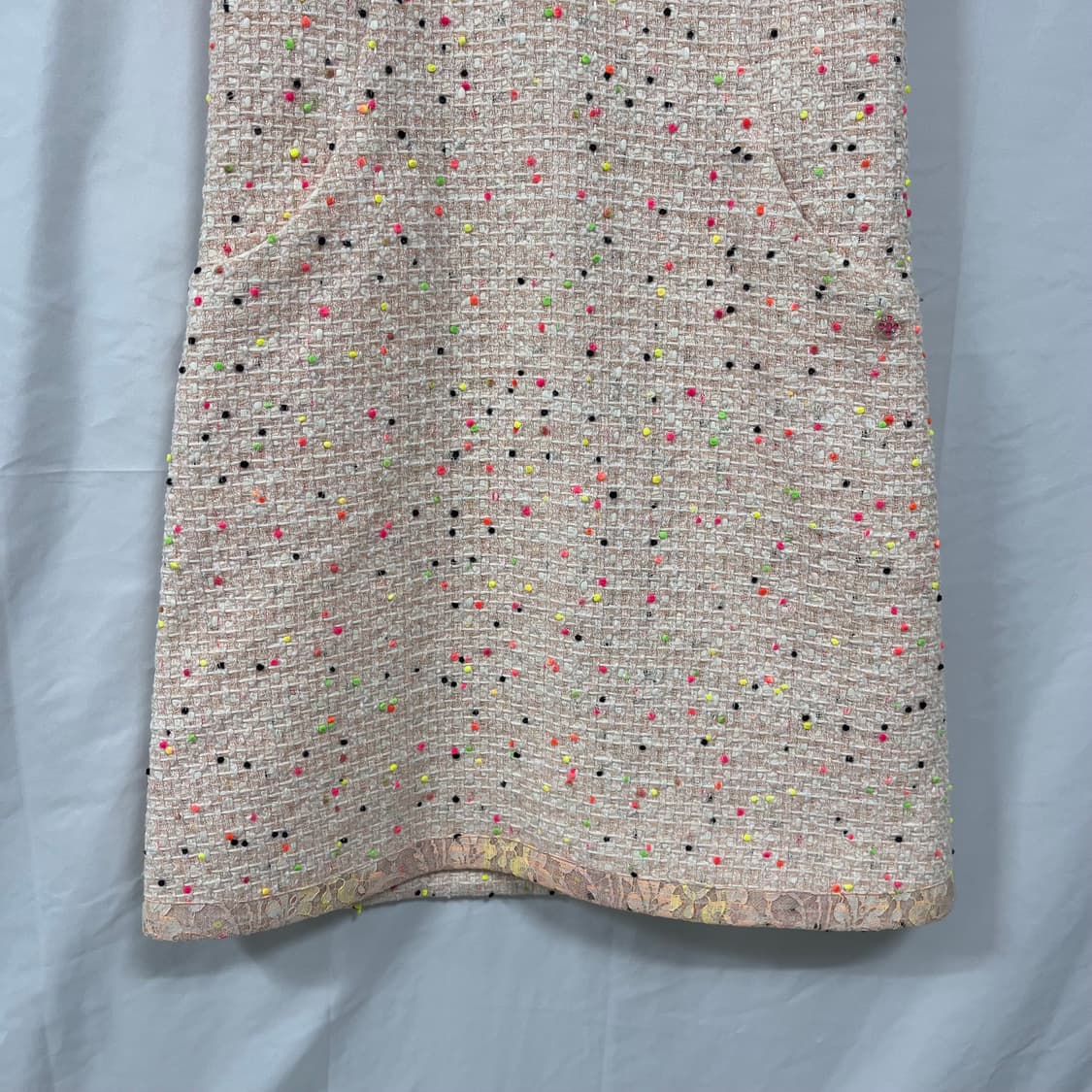 샤넬(CHANEL) 코랄 트위드 미니 원피스 상품이미지4