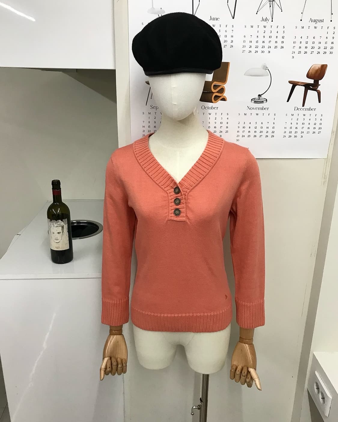 버버리 로고 금장 니트 상품이미지6