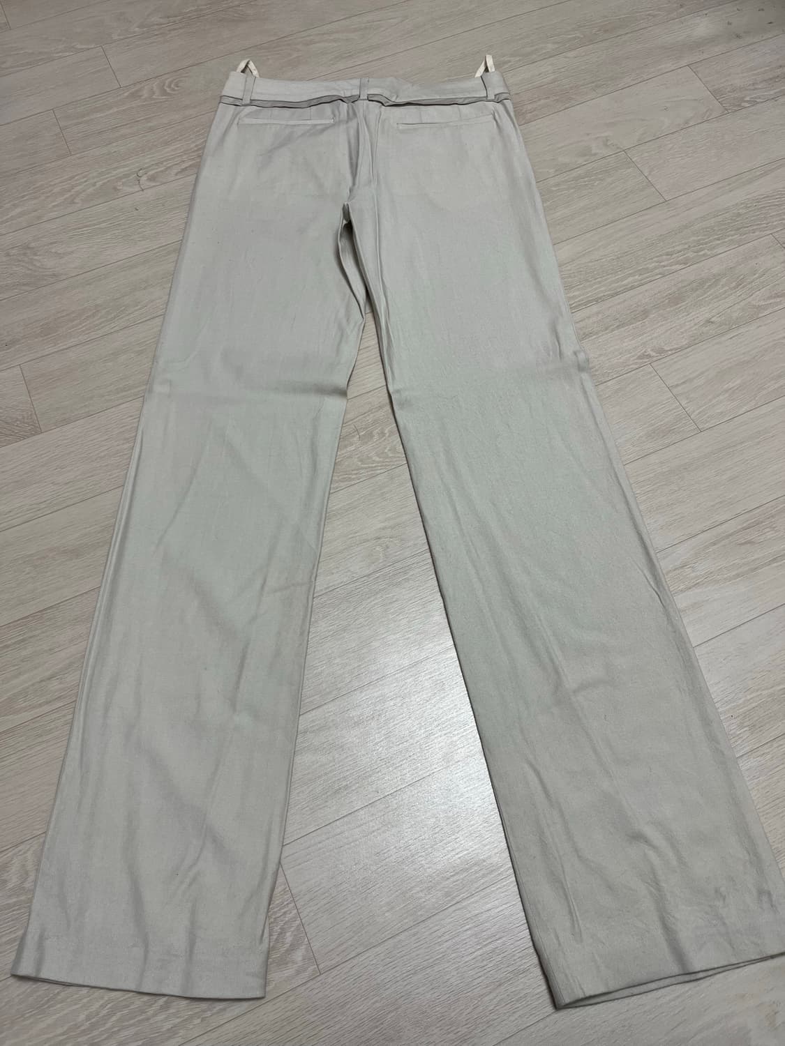 헬무트랭 팬츠 아이보리 상품이미지6