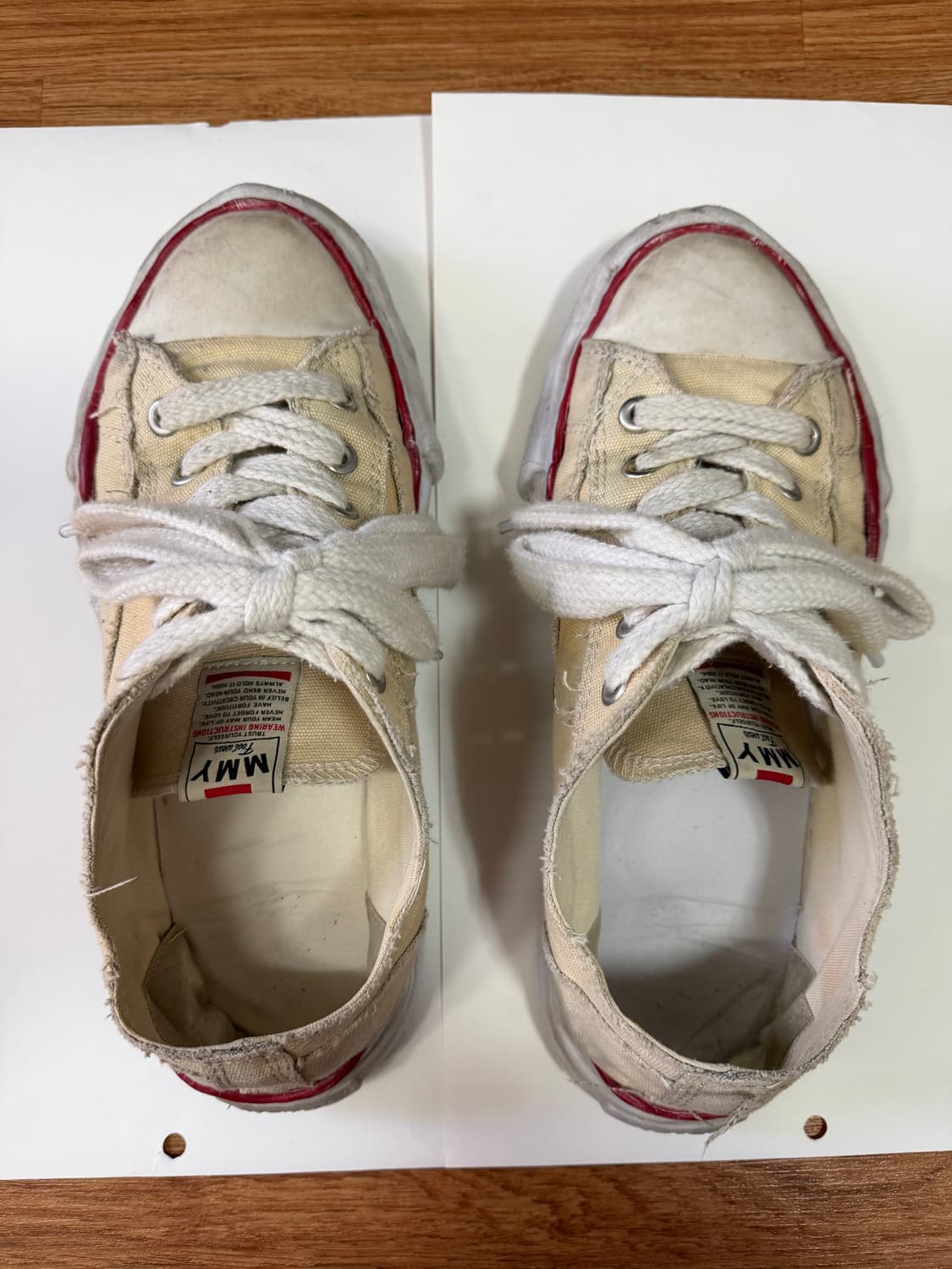 미하라 야스히로 OG 솔 캔버스 스니커즈 43사이즈 상품이미지2