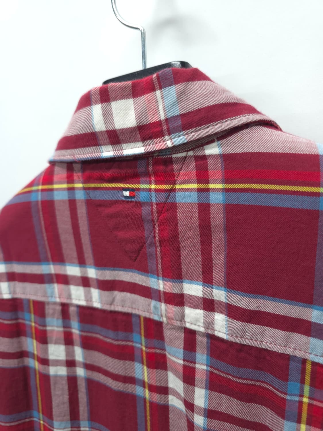 타미힐피거 가슴패치 레드체크 셔츠 (95) 상품이미지7