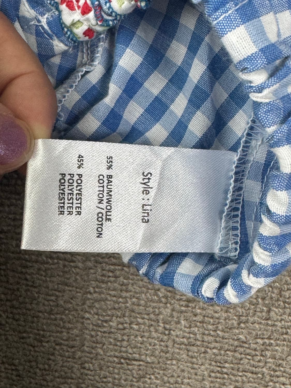 [Stockerpoint] 유럽 알프스 빈티지 체크 블라우스 상품이미지5