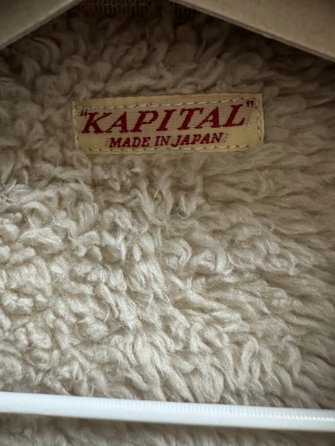 캐피탈 애슐랜드 본 후리스 퍼플 판매합니다! 상품이미지5