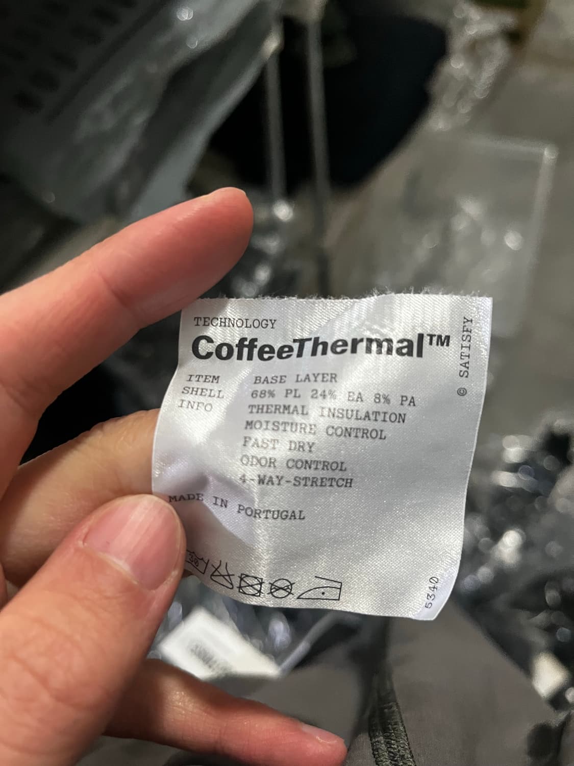 (M) 새티스파이 저스티스 커피써멀 베이스 롱슬리브 티셔츠 레 상품이미지2