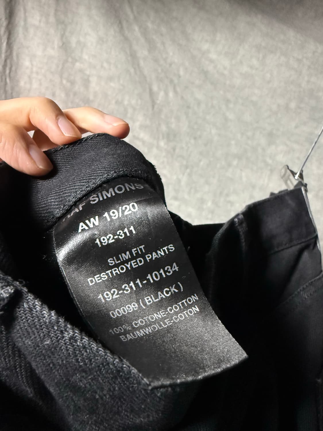 RAF SIMONS AW19/20 Destroyed Denim  상품이미지9