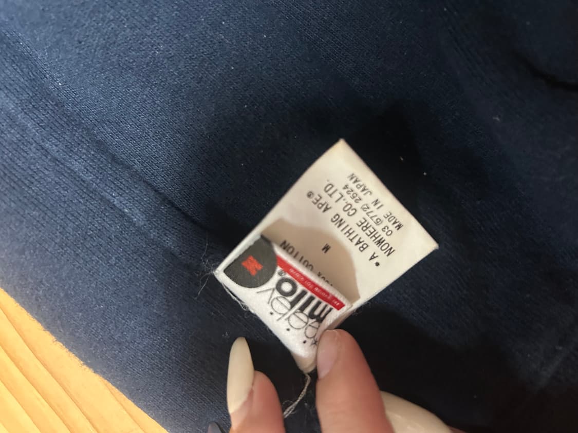 베이프 청계& 베이미마일로  리버서벌 맨투맨 상품이미지9