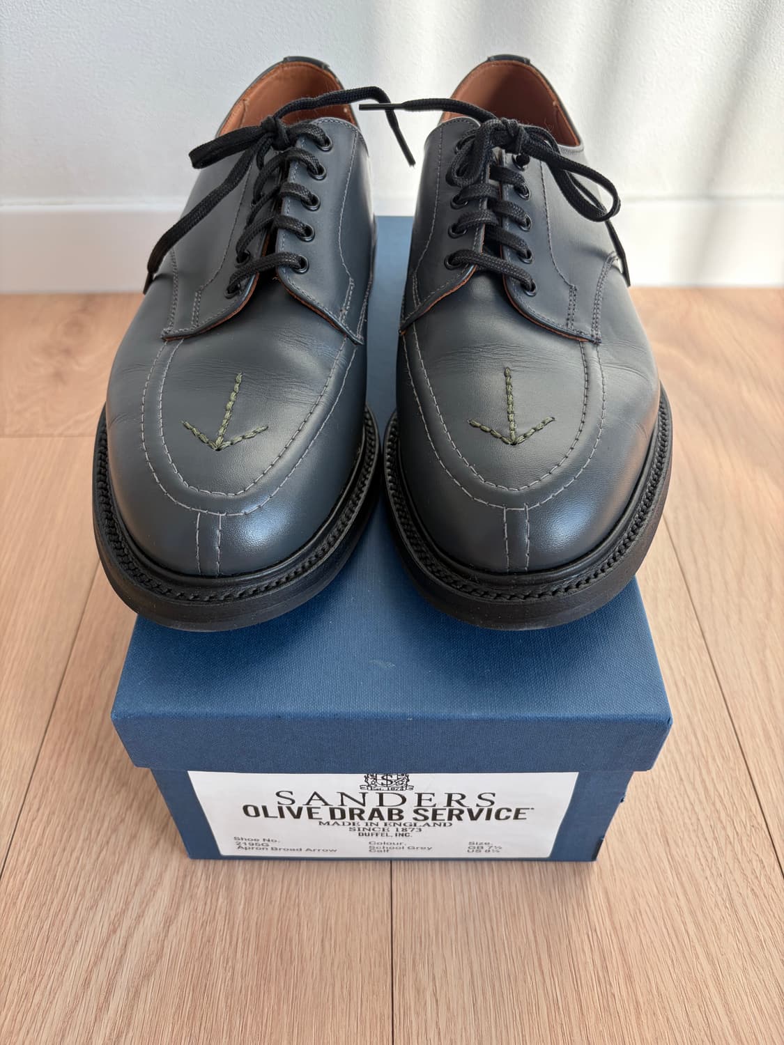 (UK7.5/265)샌더스xODS 에이프런 더비 상품이미지1