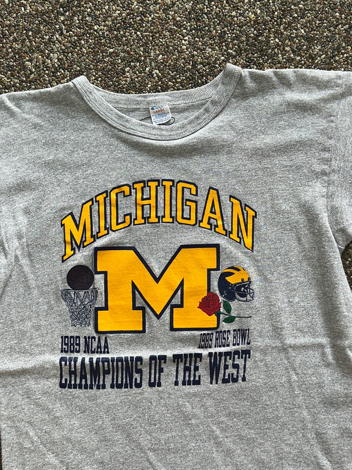 80‘s Champion "1989 rose bowl/NCAA" 상품이미지3