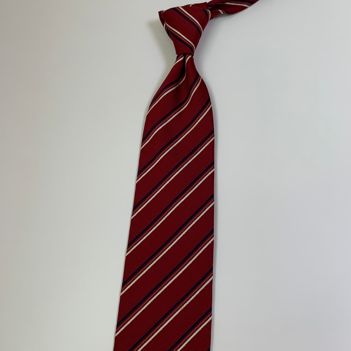 디올(Dior) 스트라이프 넥타이 명품 혼방 A-A+등급 7.5cm 상품이미지7