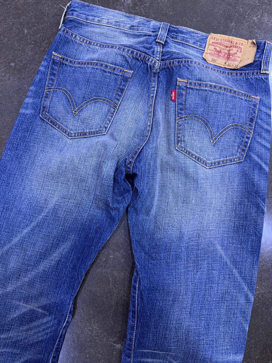 리바이스 501 빈티지 00's 워싱 레귤러핏 데님팬츠 32 상품이미지7