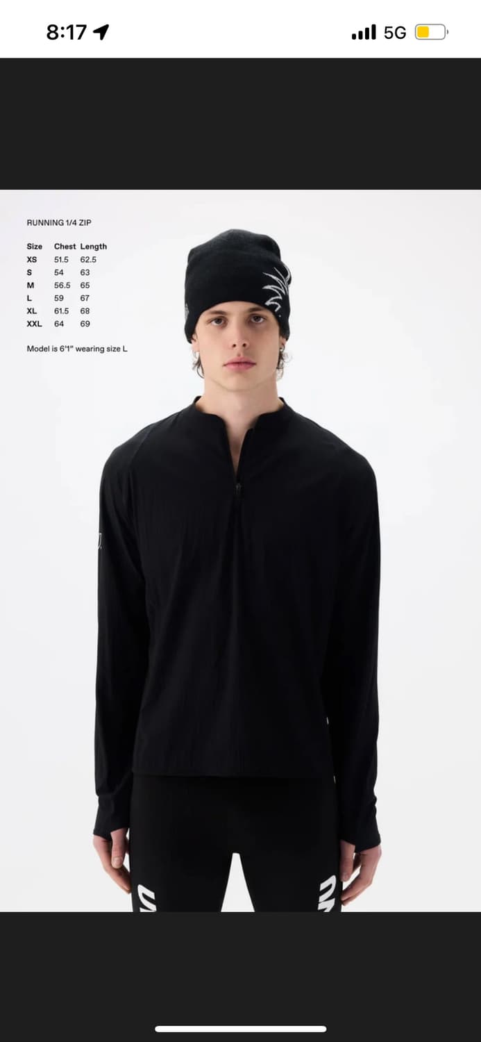 [M] UVU RUNNING 1/4 ZIP 상품이미지3