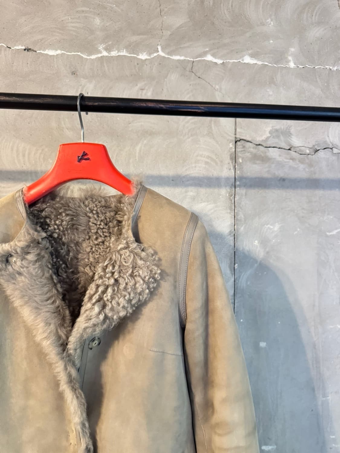 이브 살로몬 시어링 레더 자켓 55~66 상품이미지3