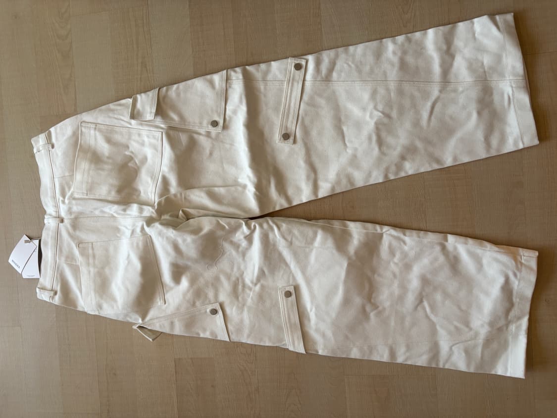 윈더 화이트 카고 새상품 M 상품이미지8