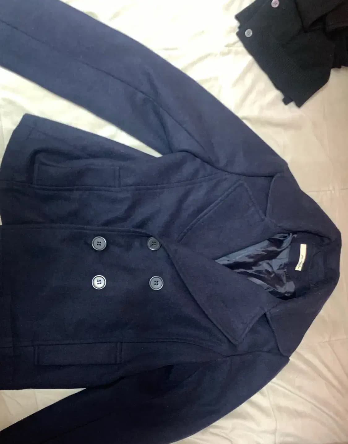 일본빈티지 네이비 숏 코트 상품이미지1