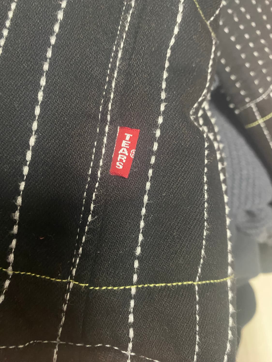 데님티어스 피스 패치워크 패디드자켓 상품이미지5