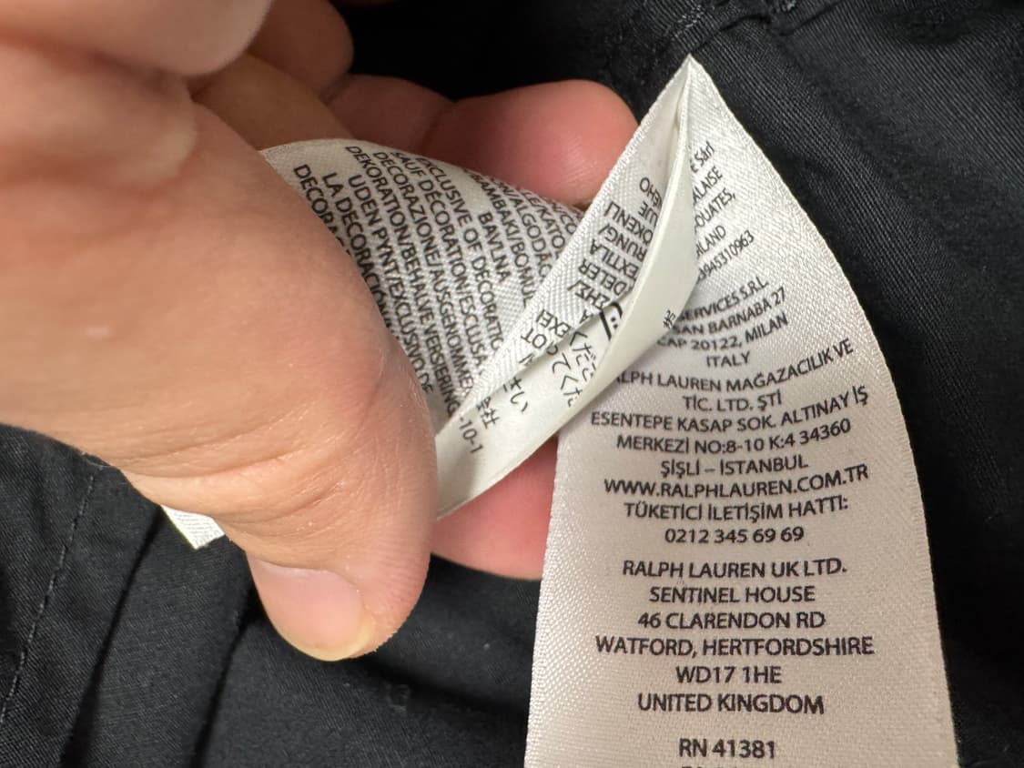 폴로랄프로렌 베이포트 자켓 블랙 s 상품이미지4