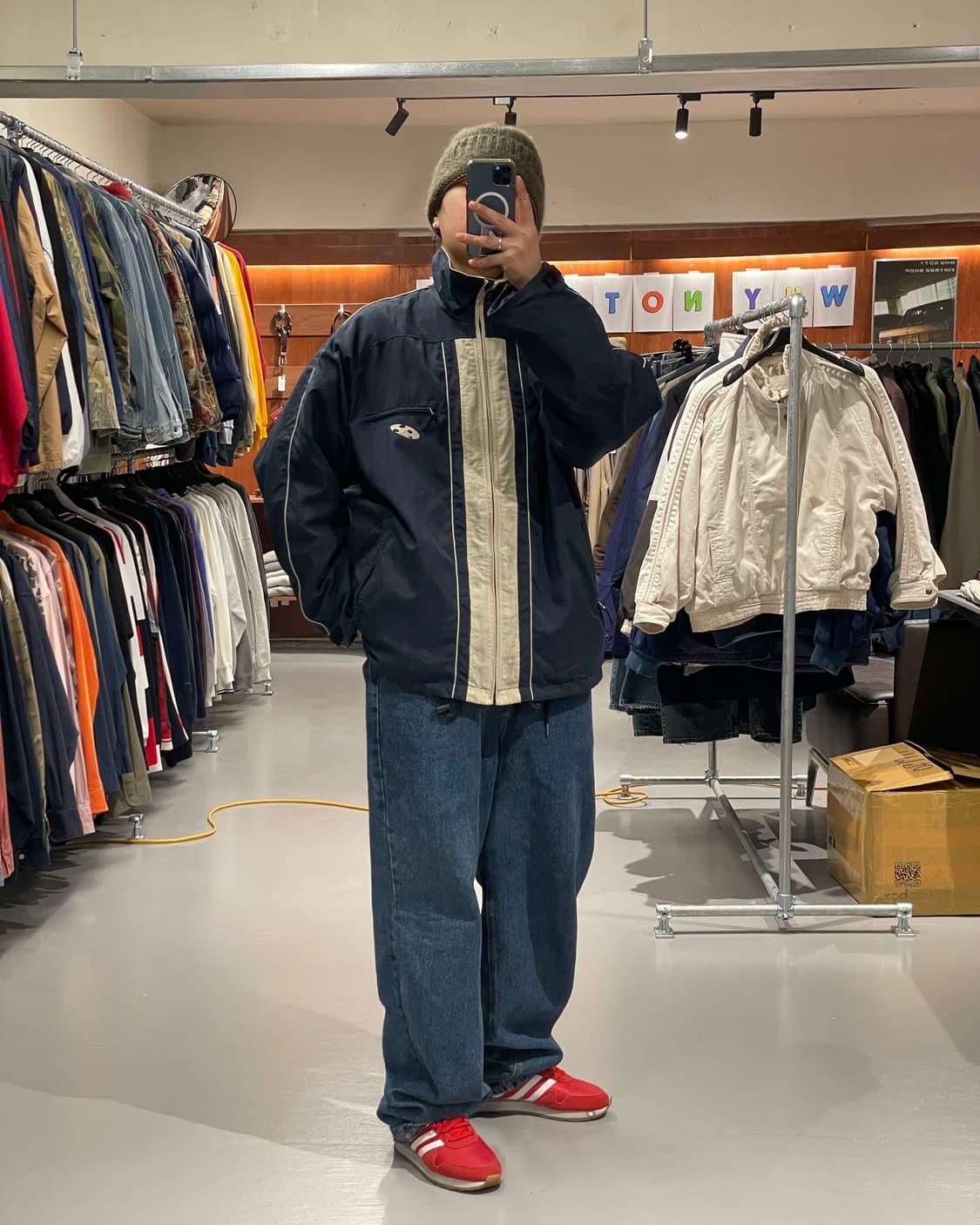 빈티지 올드스쿨 바람막이 자켓 상품이미지3