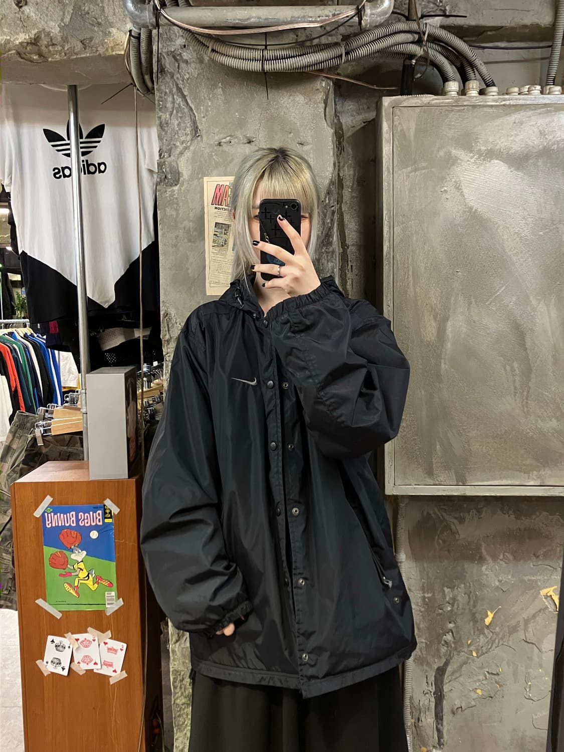 나이키 바람막이 블랙 L  #csz812 상품이미지2