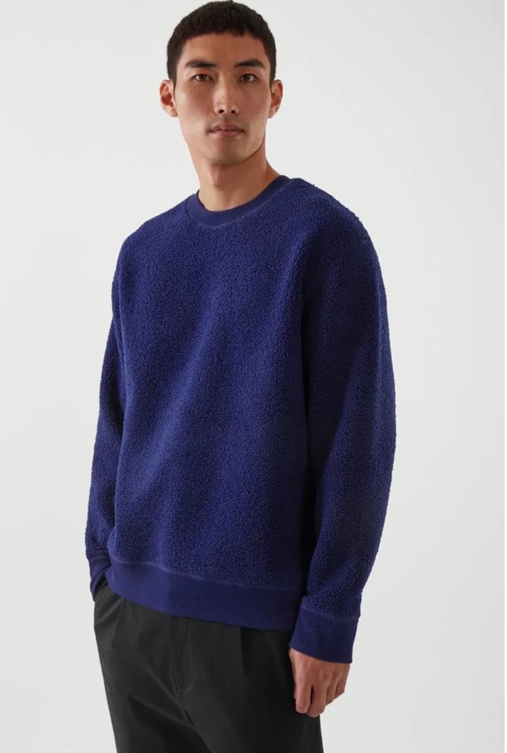 뽀글이 스웻셔츠 Oversized-Fit Teddy Sweatshirt 상품이미지7