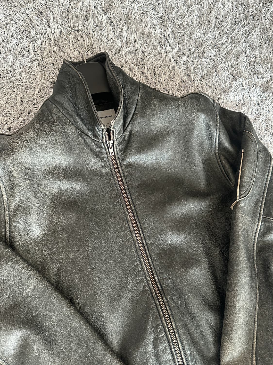 디스이즈네버댓 플라이트 레더자켓 L 상품이미지3