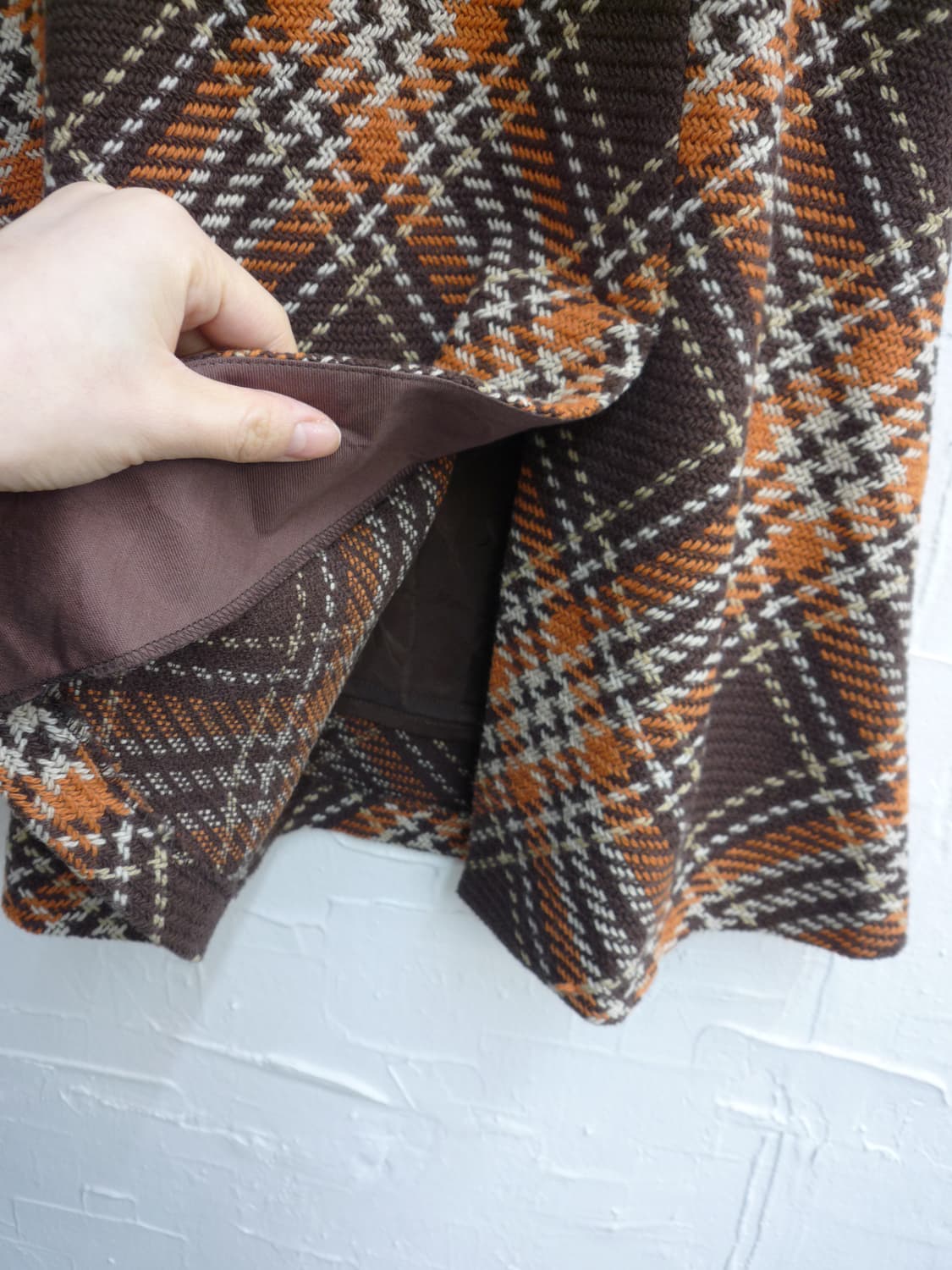 벨트버튼 트임 미디스커트 상품이미지6