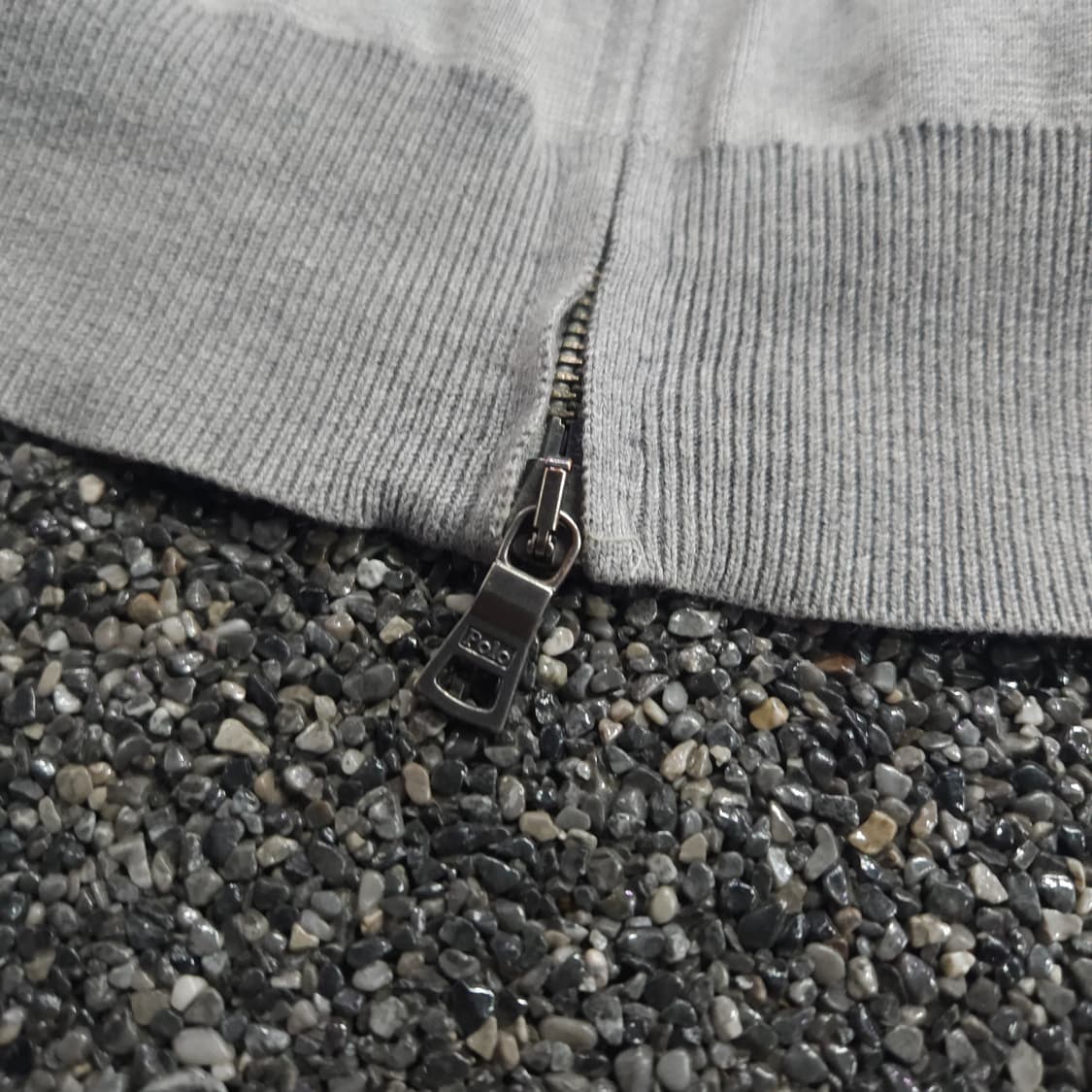 폴로 랄프로렌 포니 로고 미니멀 투웨이 니트 집업 (XL) 상품이미지5