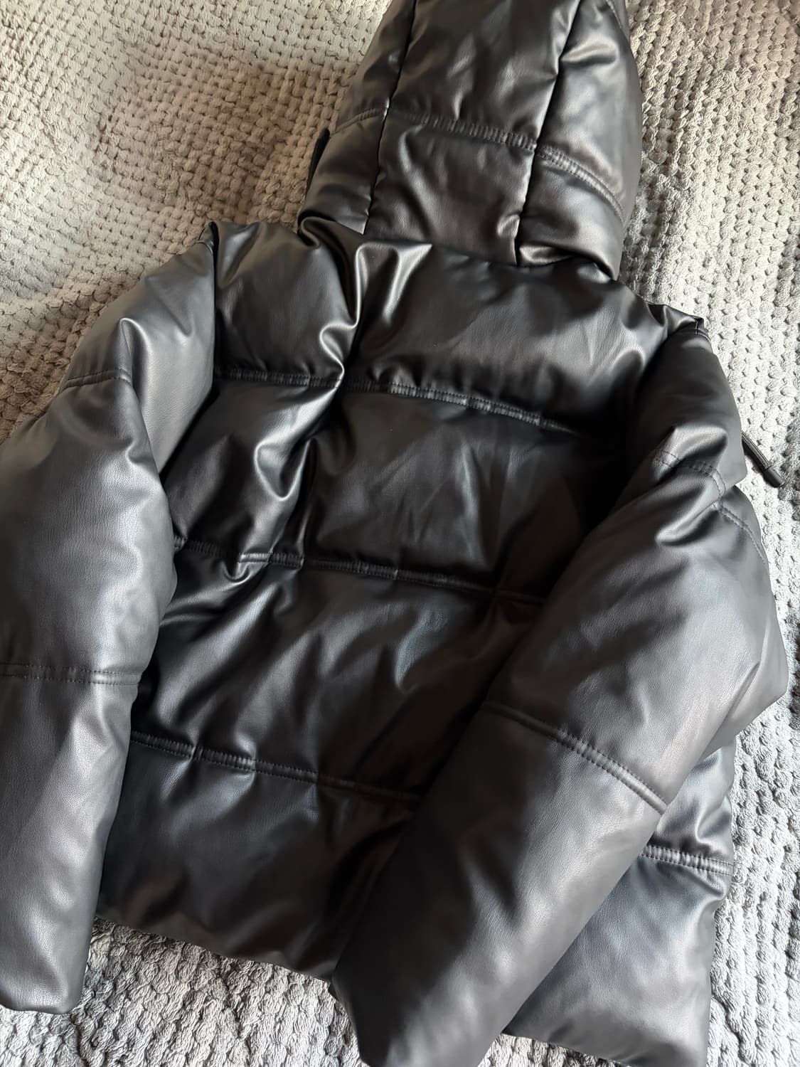 자라 페이크 래더 워퍼푸르프 바람막이 패딩 아노락 상품이미지2