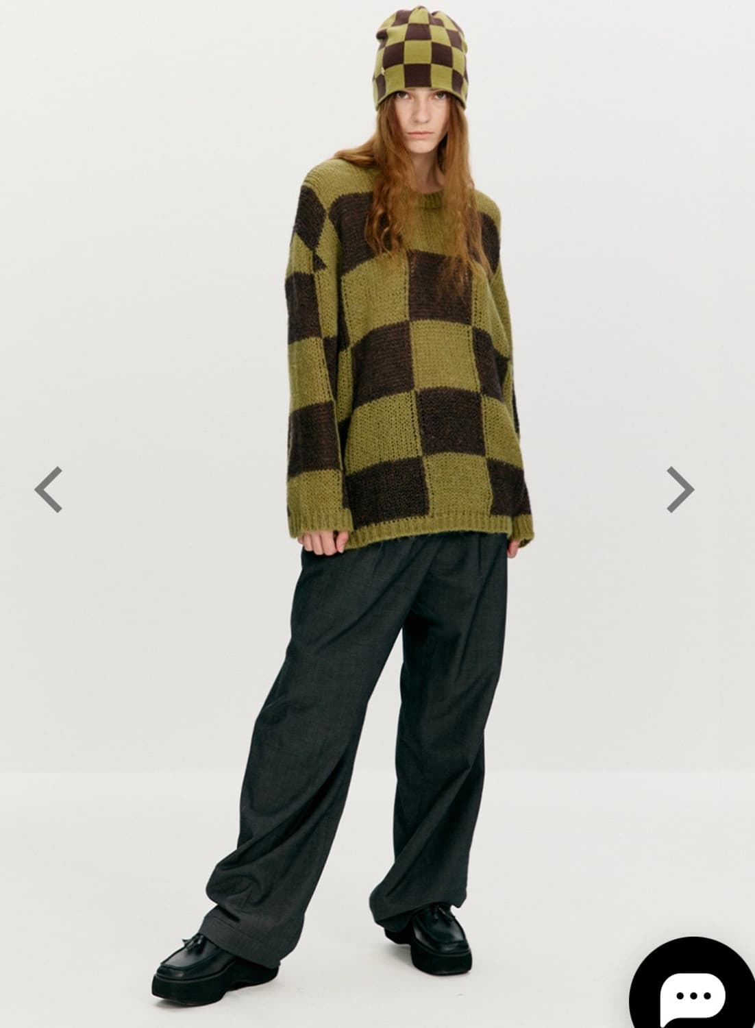 THE OPEN PRODUCT (현 OPEN YY) 체커보드 니트 상품이미지2