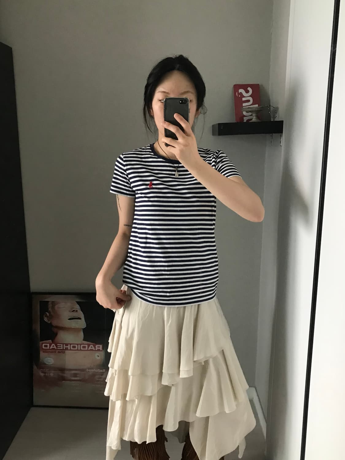 폴로 랄프로렌 포니로고 스트라이프 반팔티 상품이미지3