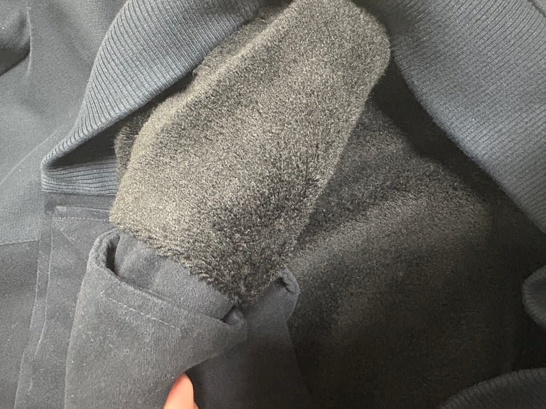 알마니 비대칭 사선 집업 상품이미지4