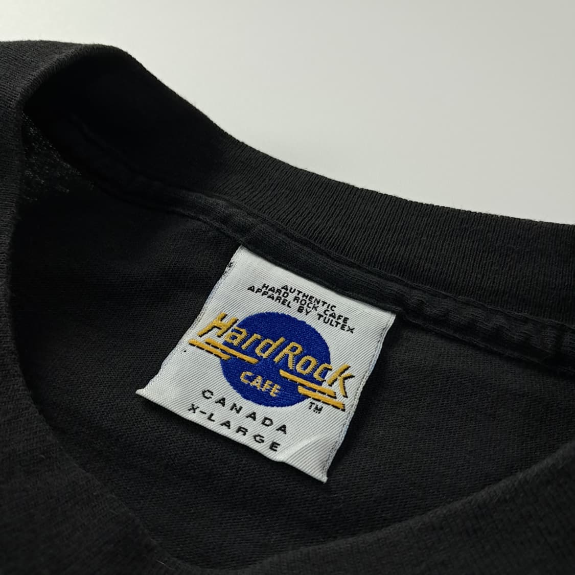 CK401 XL 하드락카페 90s 캐나다판 스카이돔 블랙 반팔 티셔츠 상품이미지3